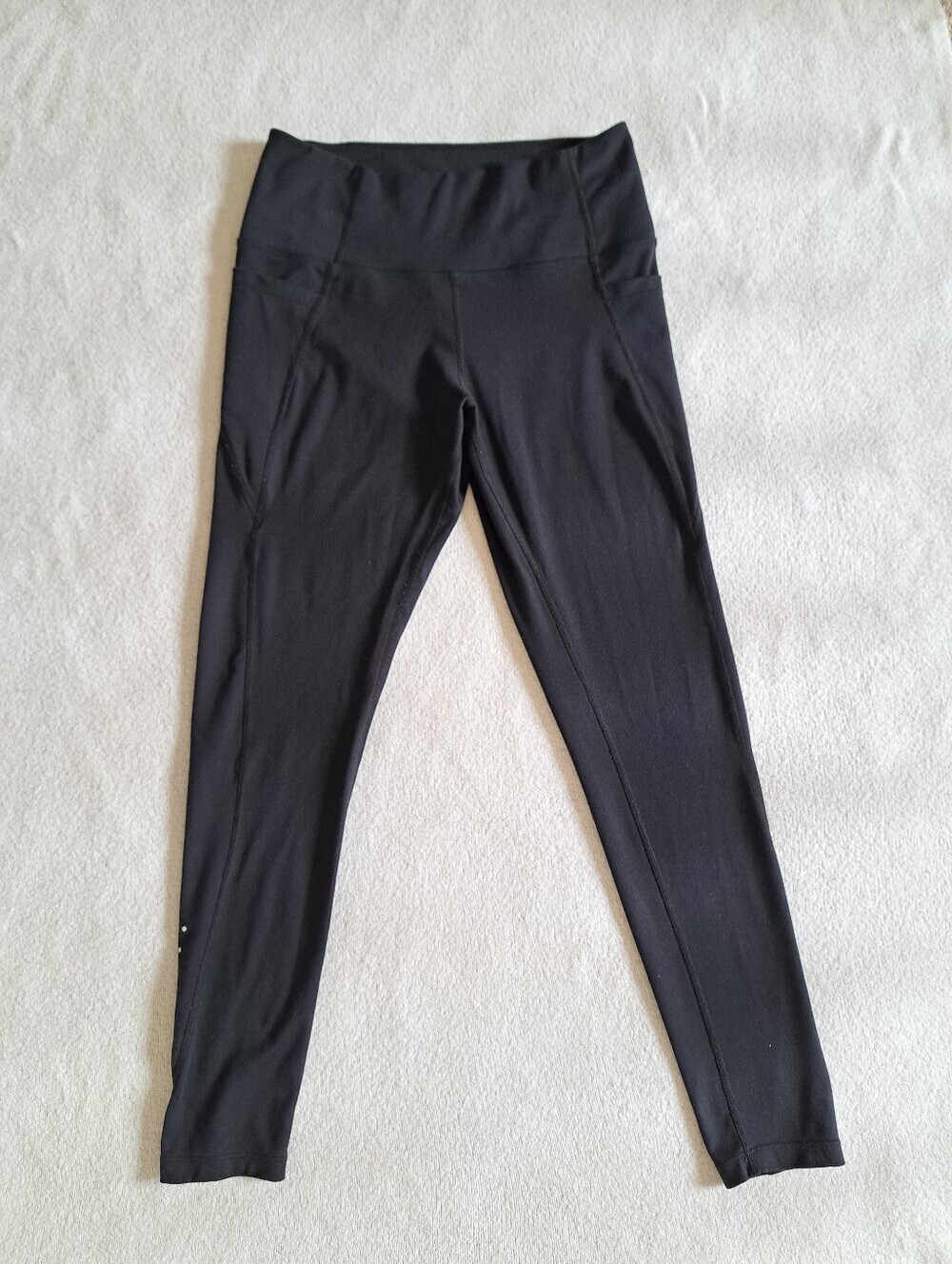 Danskin Leggings Womens Size Medium Black Activewear Stretch Casual